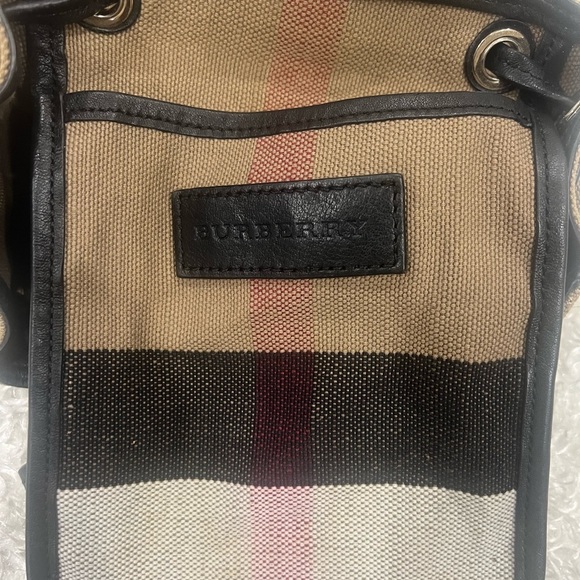 BURBERRY Overdyed Canvas Mega Check Medium Chiltern Backpack main image 12